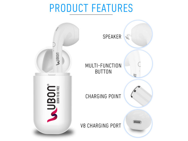ubon single ear bluetooth