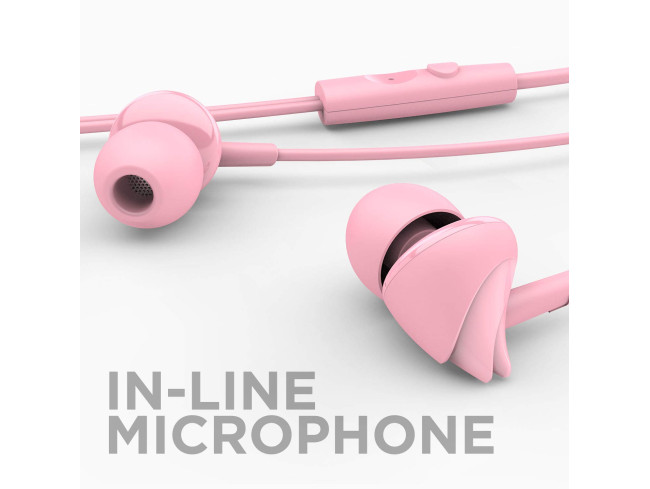 pink boat earphones