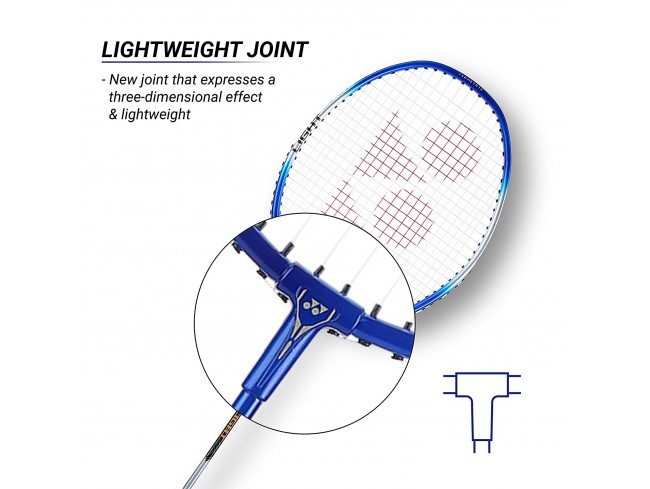 HQ Yonex GR 303 F Red Strung Badminton Racquet Pack of: 1, 95 g 